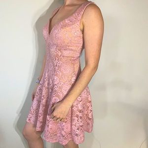 Pink Lace Emerald Sundae Dress